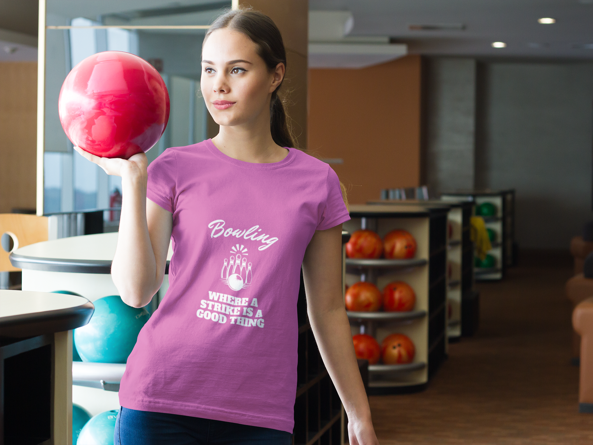Heart of Tennessee "Bowling Where a Strike is a Good Thing" T-Shirt - Image 3