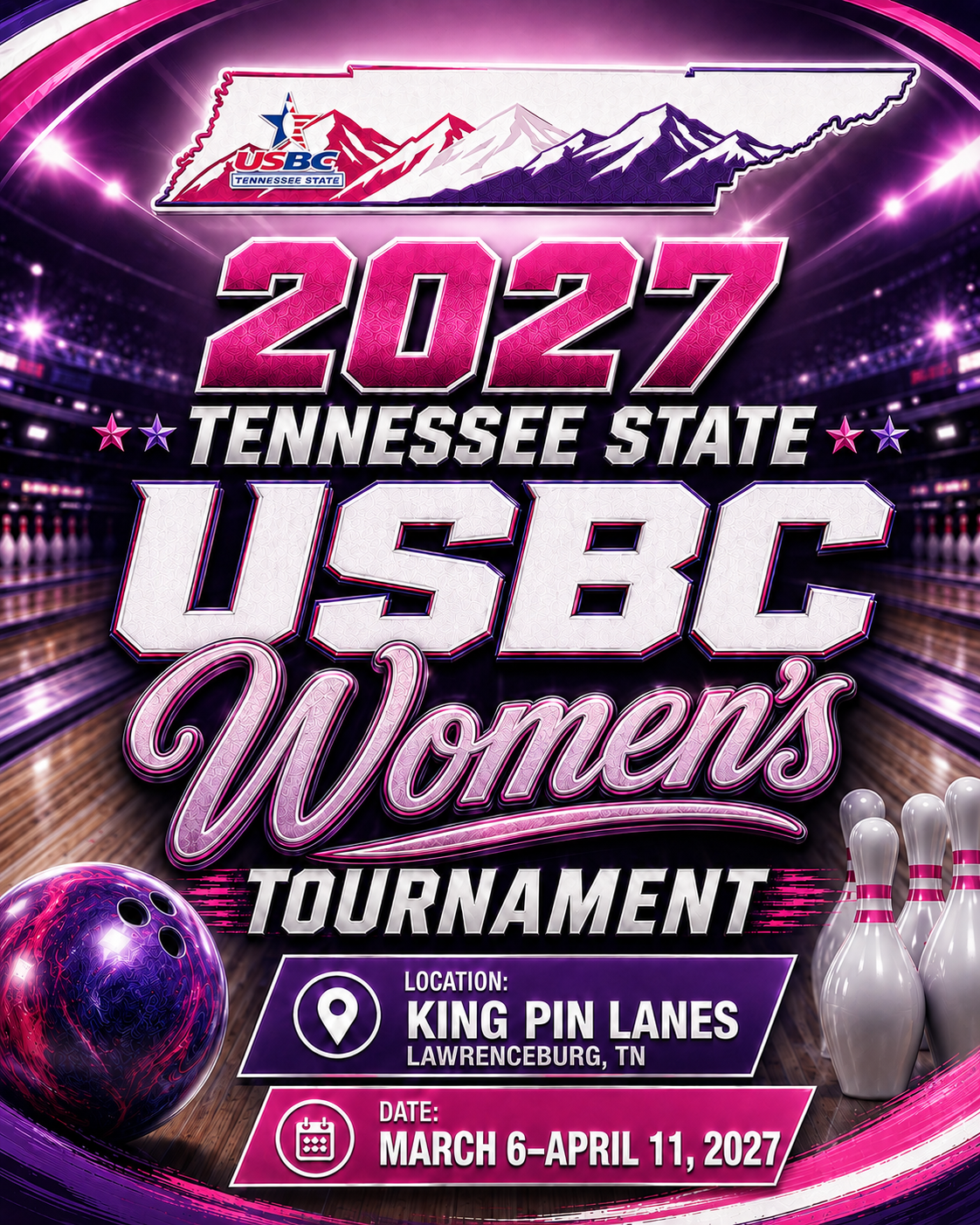 2027 Tennessee State USBC Women's Tournament